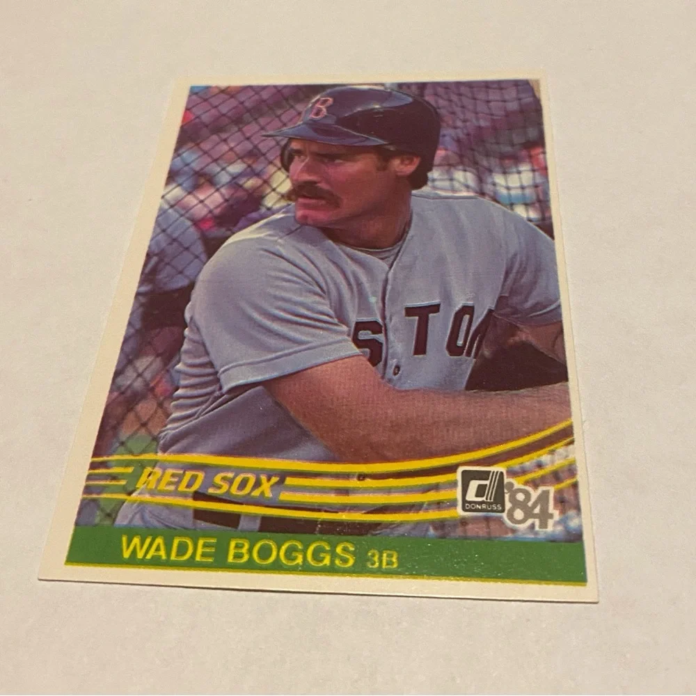 Wade Boggs 1984 Donruss Baseball Card Vintage collectible